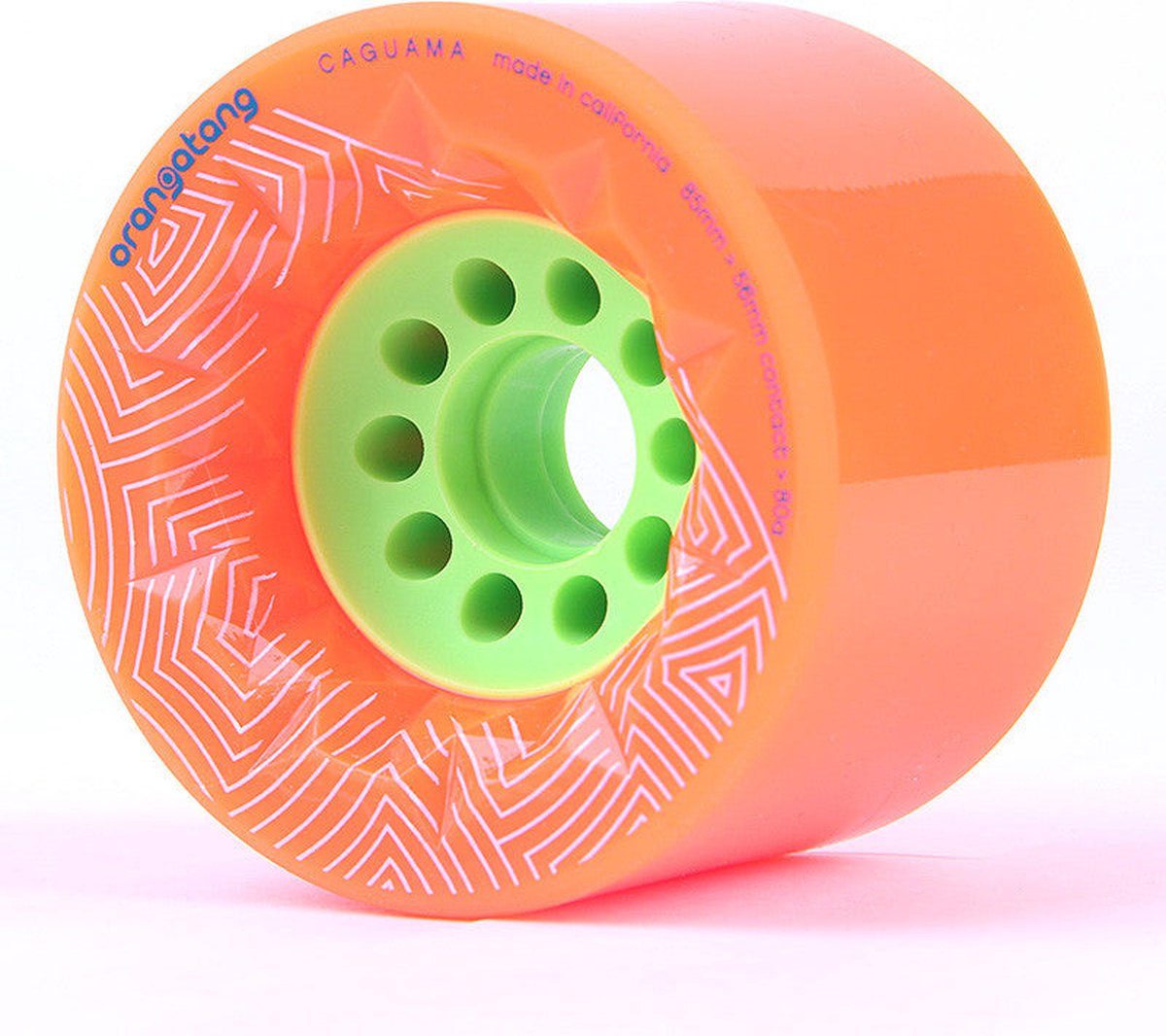 Caguama 85mm Longboardwielen (Set van 4) Oranje