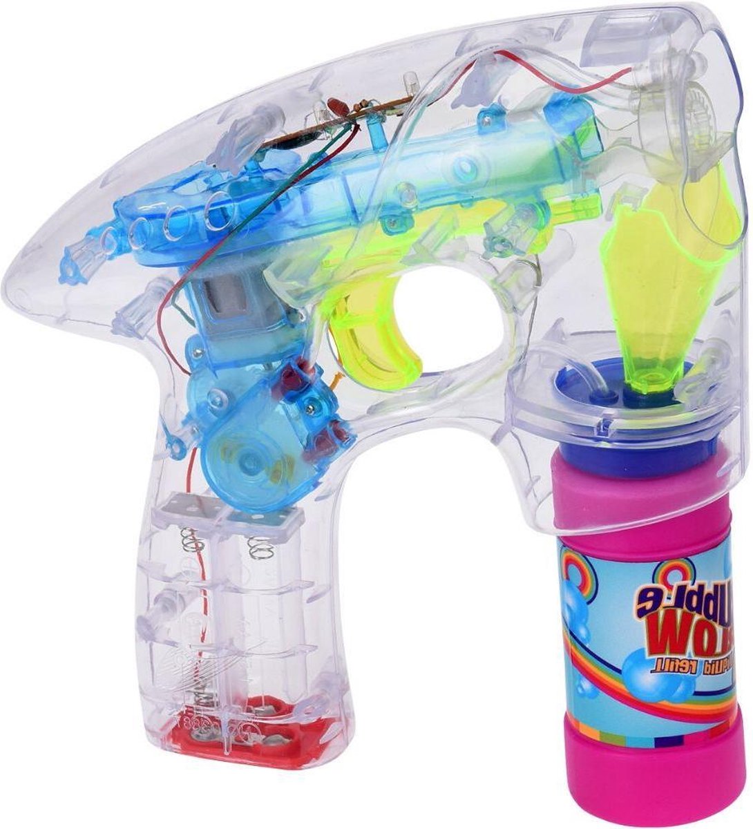 Orange85 Bellenblaaspistool - Lichtgevend - Transparant - Bellenblaas