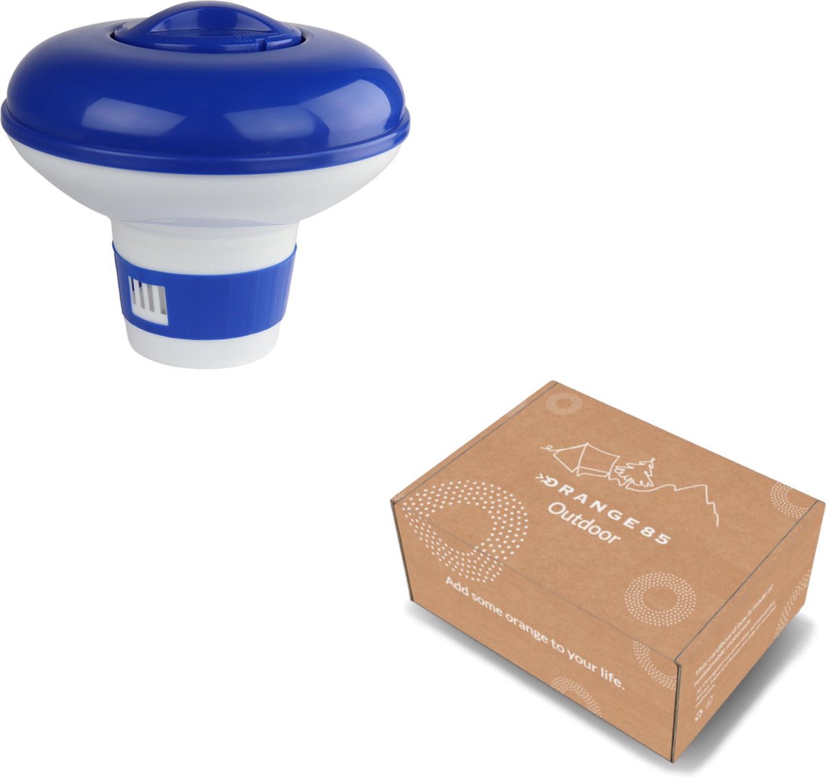 Orange85 Chloordrijver - Zwembad - Blauw - 22 cm