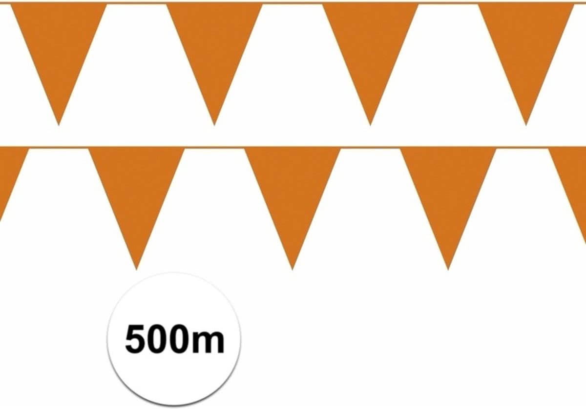 Oranje vlaggenlijnen 500 meter