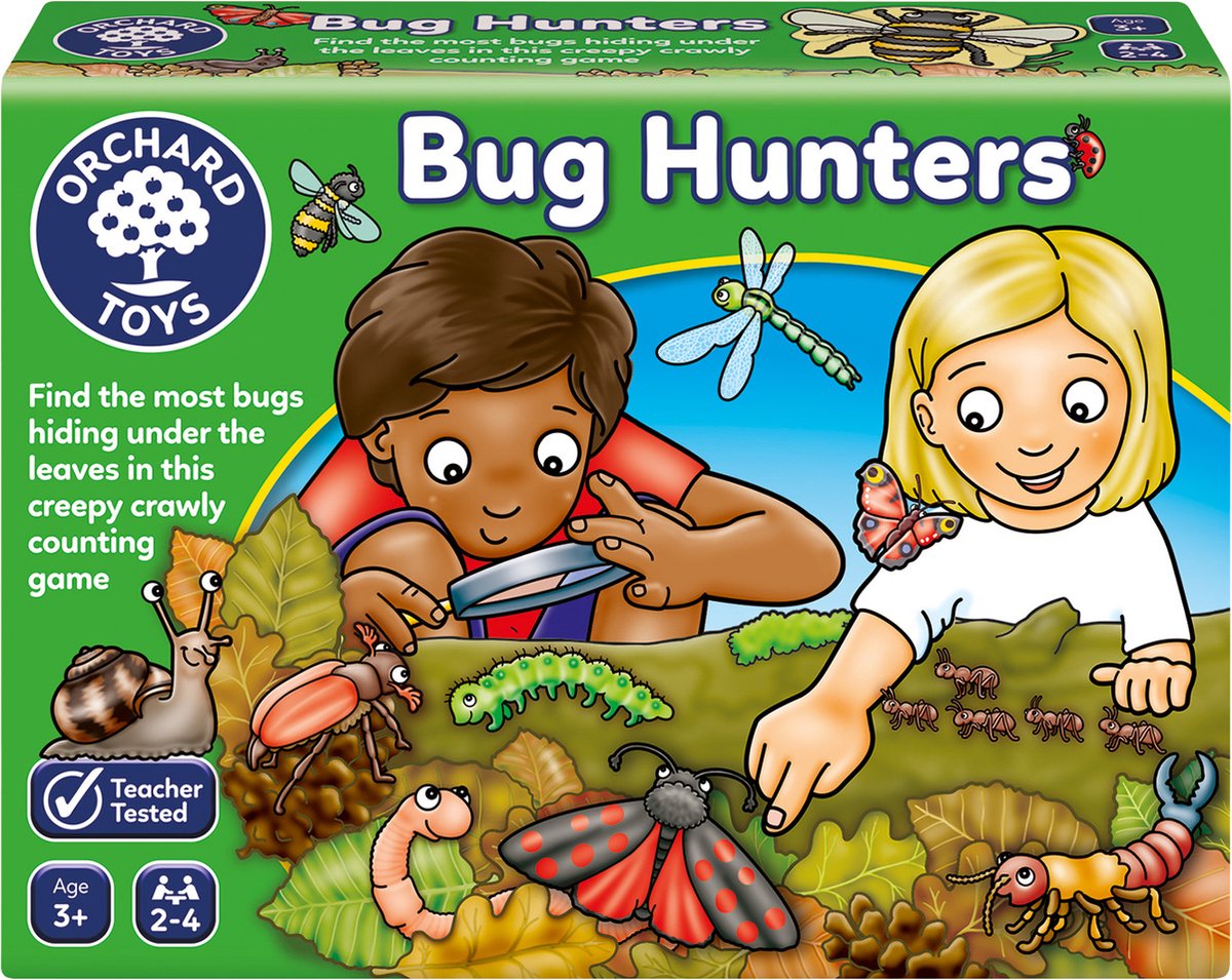 Orchard Toys - Bug Hunters - Insecten spel - Oefenen met tellen en nummers - vanaf 3 jaar