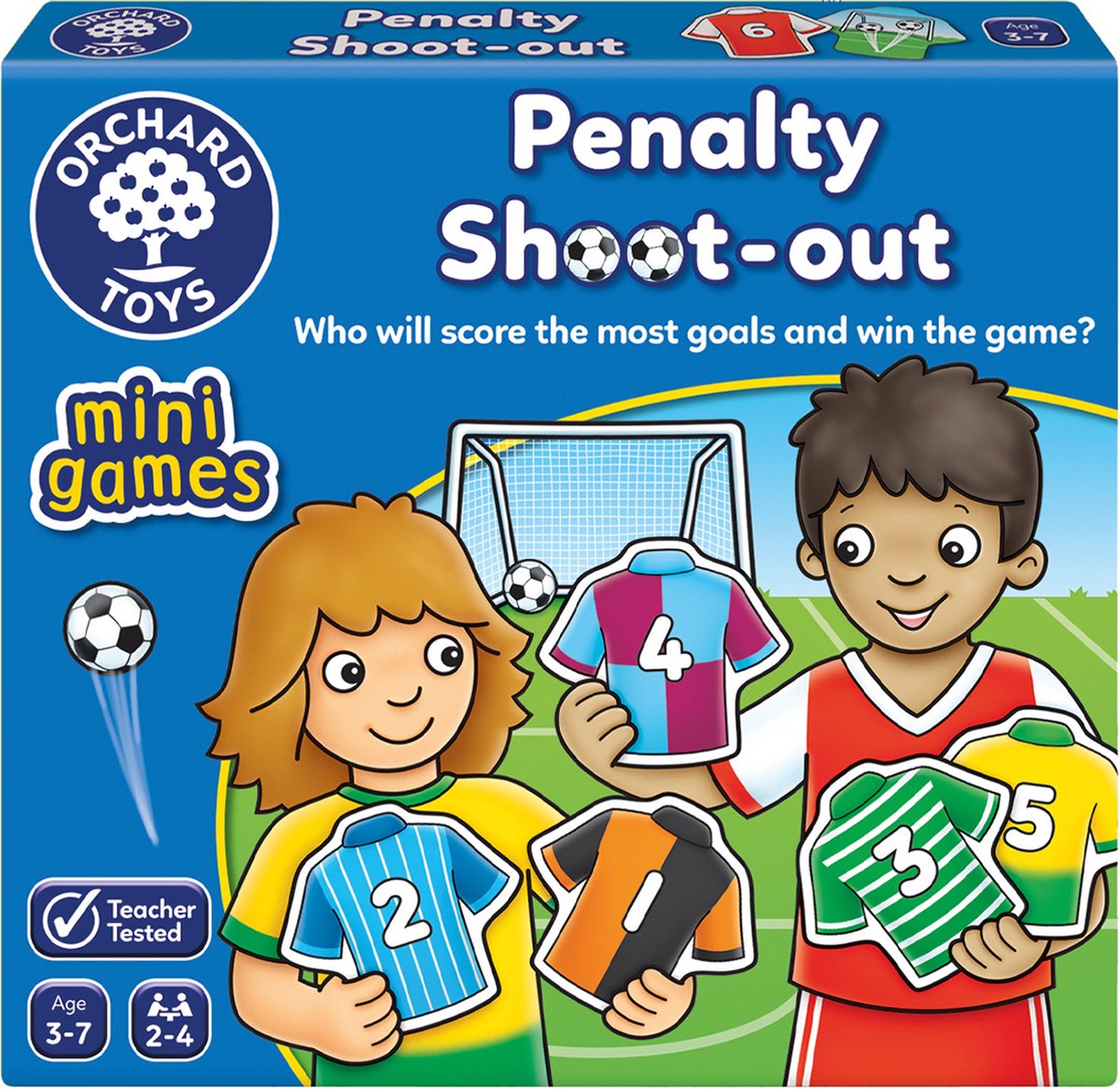 Orchard Toys - Penalty Shoot Out - Mini Game - Voetbalspel - voor thuis en onderweg - vanaf 3 jaar