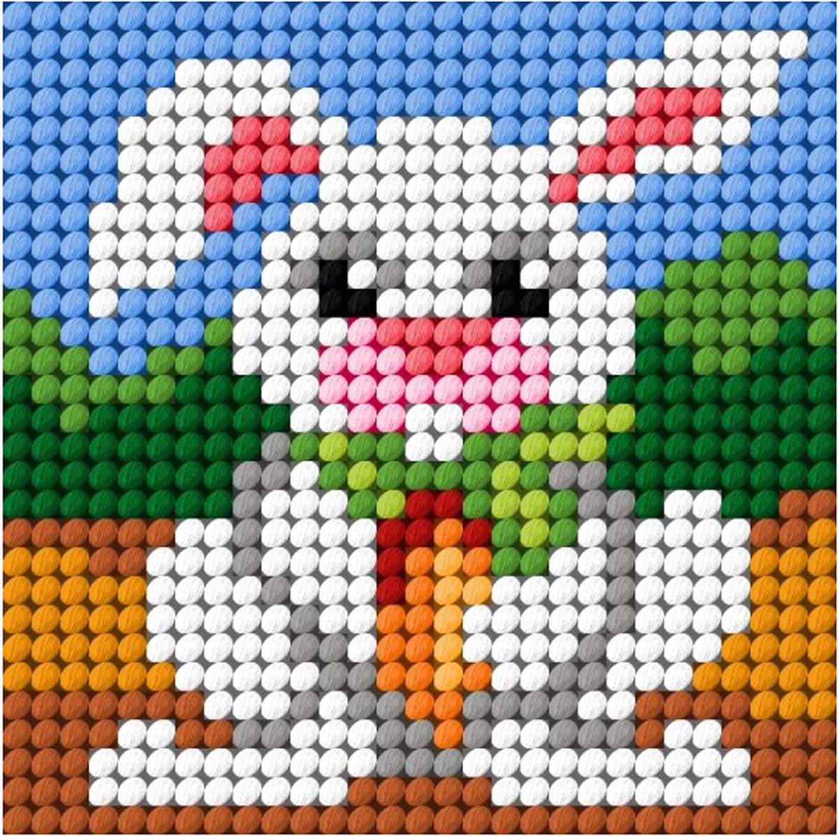 Borduurpakketje - MY FIRST EMBROIDERY - ORCHIDEA - KONIJN