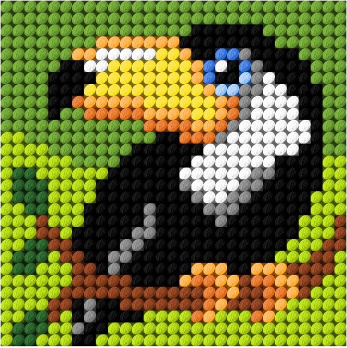 Borduurpakketje - MY FIRST EMBROIDERY - ORCHIDEA - TOEKAN