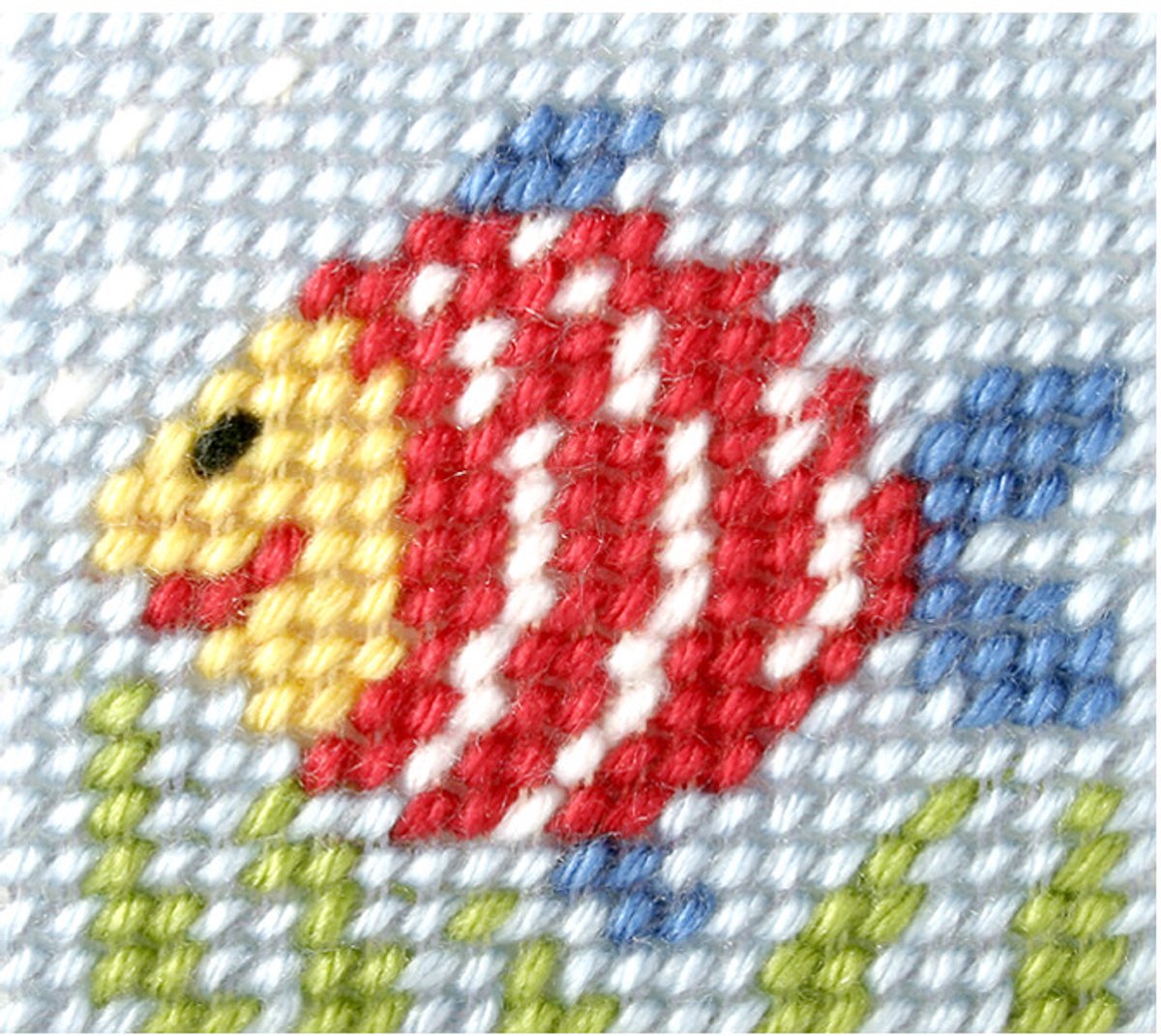 Borduurpakketje 9714 MY FIRST EMBROIDERY - ORCHIDEA - VISJE