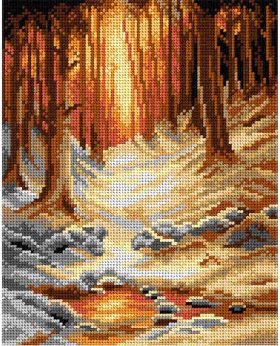 Borduurstramien Orchidea 24x30cm In Deep Midwinter Orchidea 2993 zonder garen