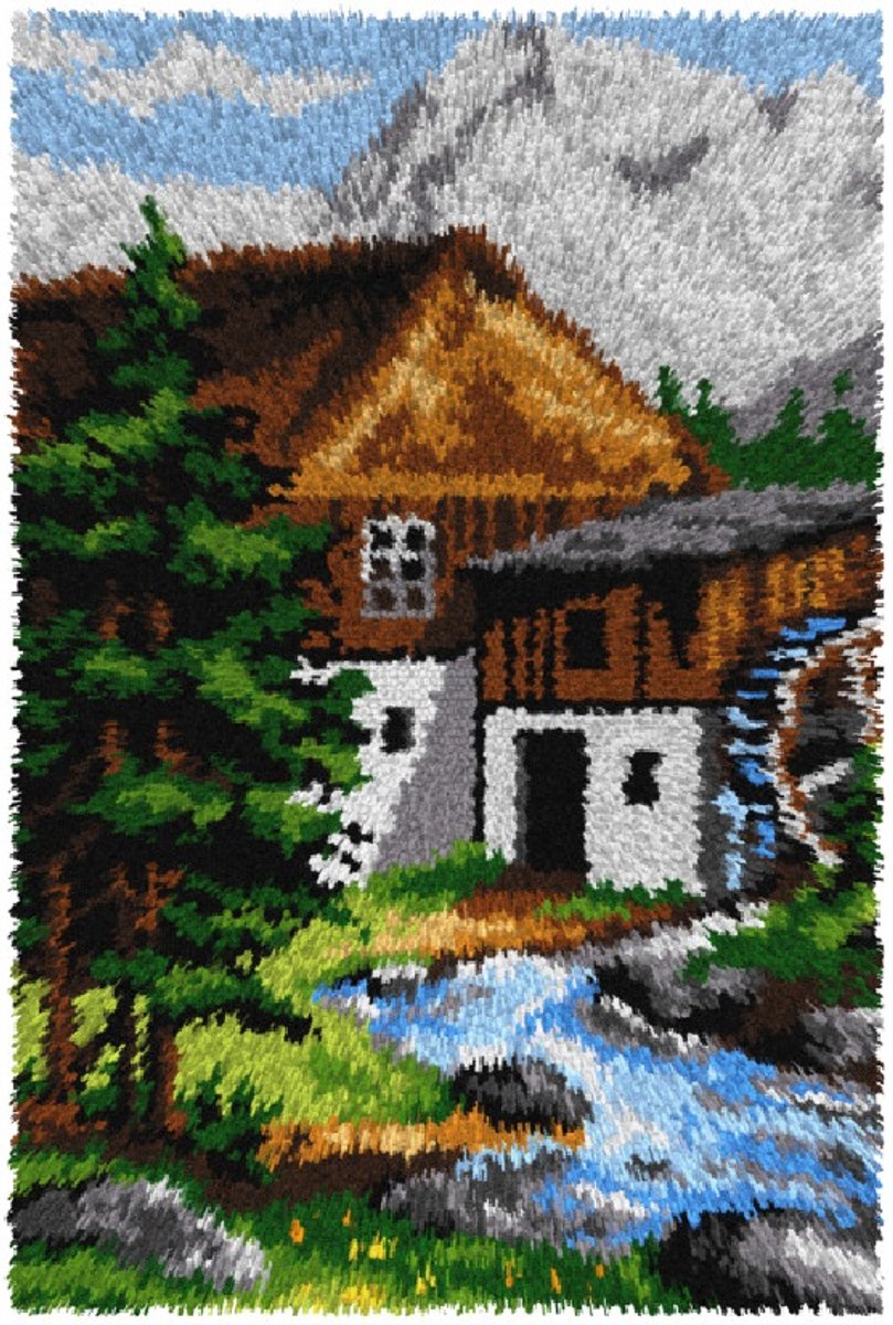 KNOOPKLEED ORCHIDEA - WATERMOLEN - 50 x 75 cm