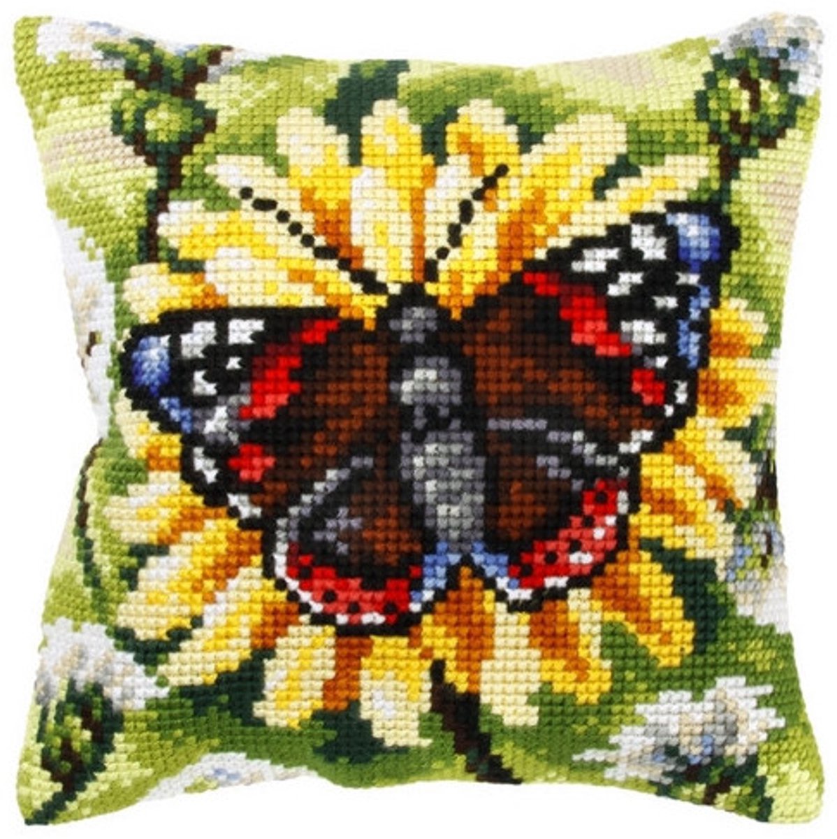 kruissteekkussen 9252 vlinder