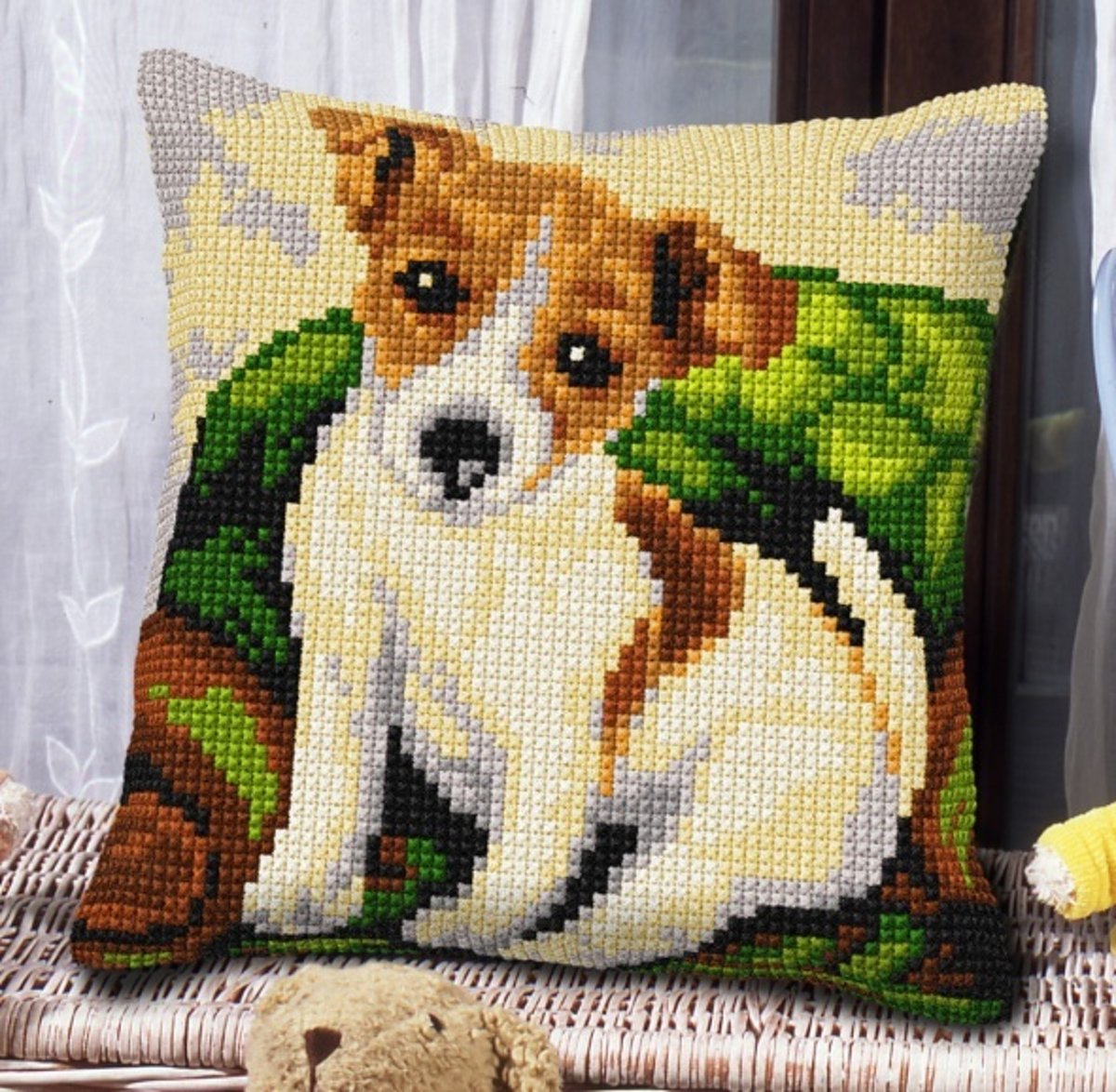 kruissteekkussen 9527 jack russel