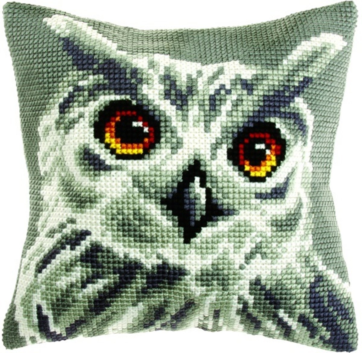 kruissteekkussen 9532 sneeuwuil