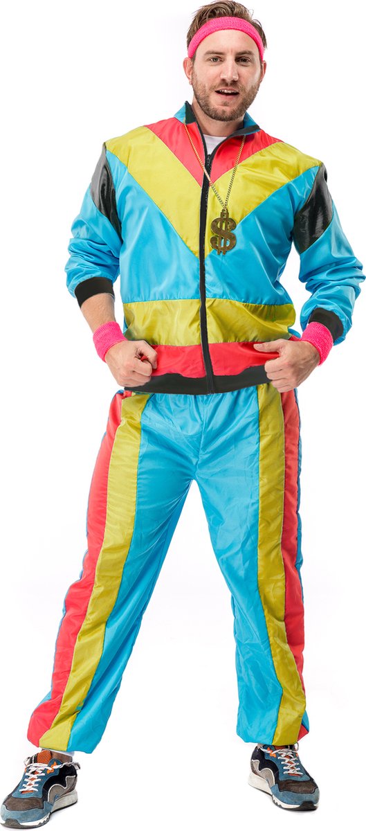 80s Retro Trainingspak Nasa Carnaval - Man