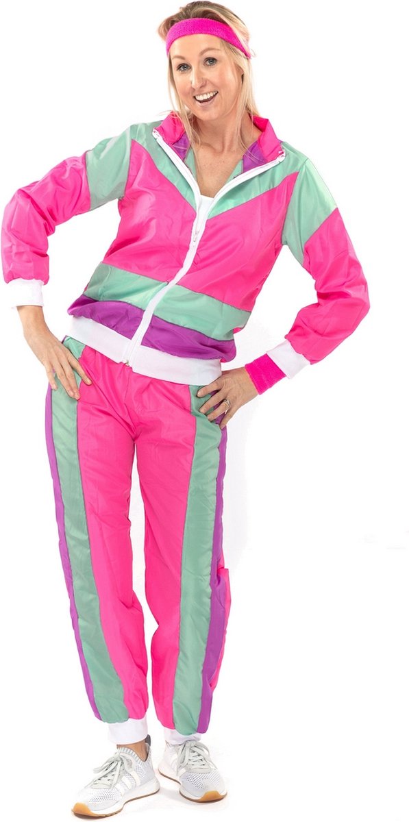 80s Retro Trainingspak Shining Shirley - Vrouw