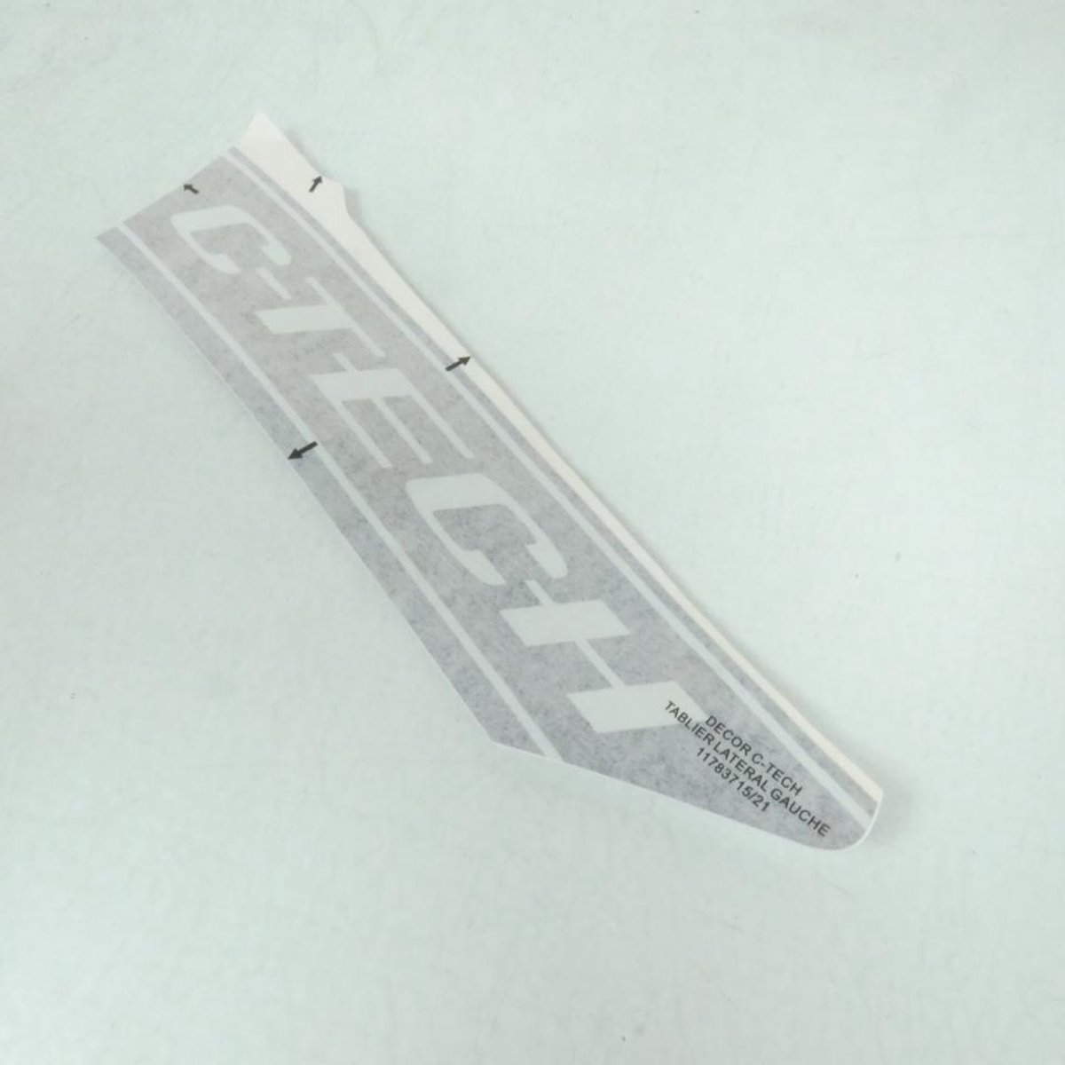 Autocollant Flanc AVG pour scooter Peugeot 50 JET FORCE C-TECH 783715PB Neuf