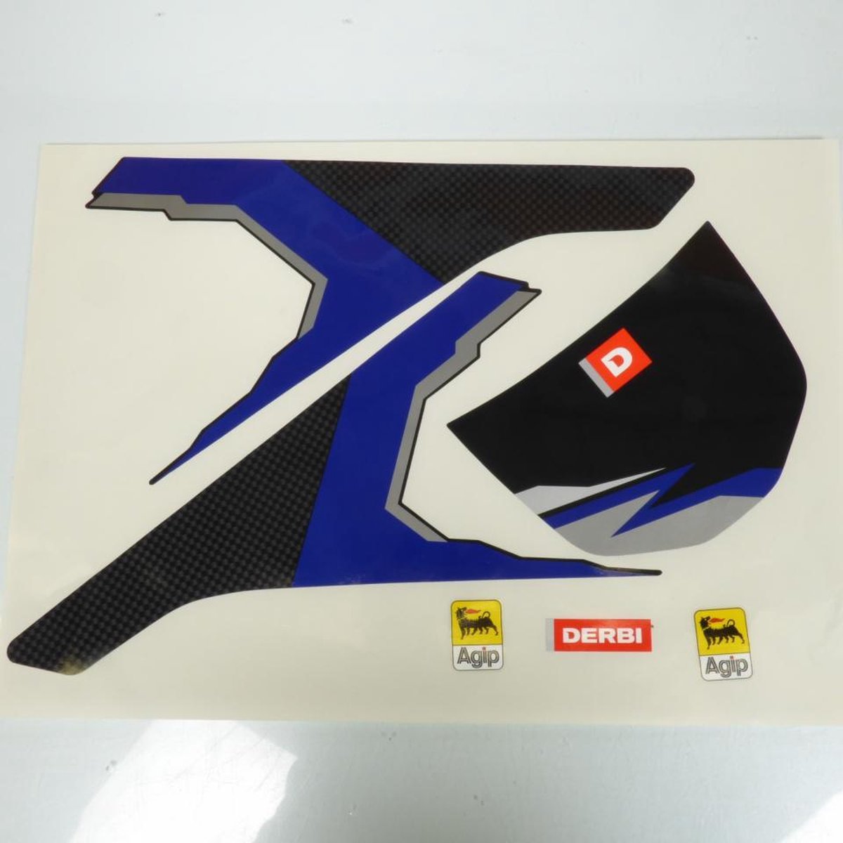 deco stickerset origineel voor motor derbi 50 senda xtrem 2008 nieuw