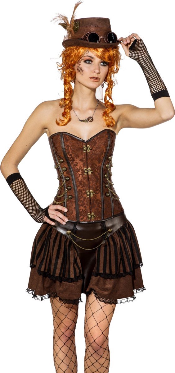 Steampunk rok maat 36