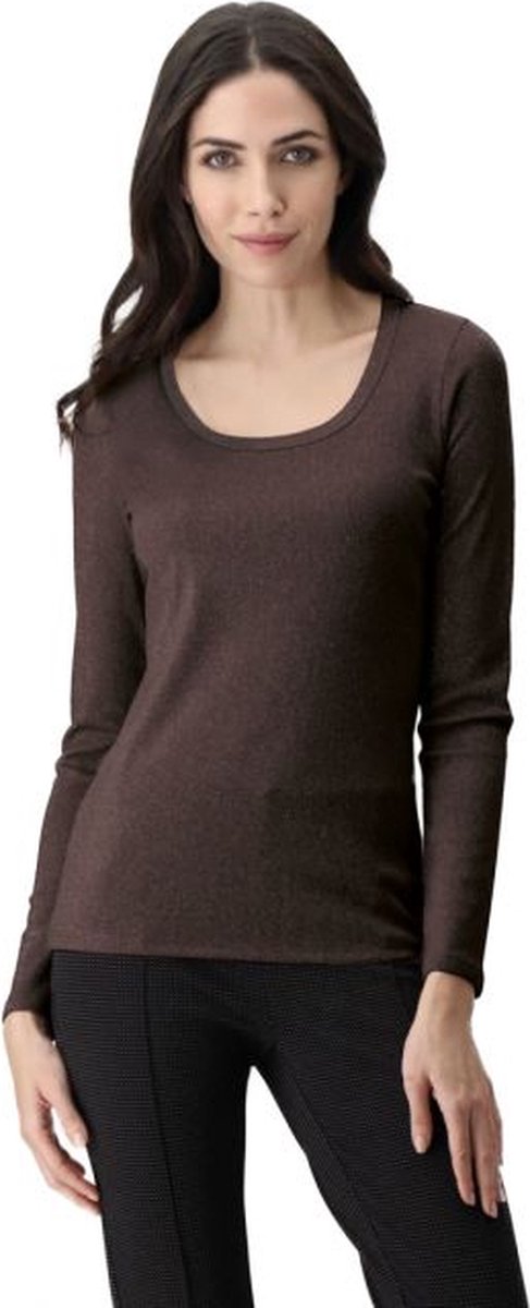Oroblu Dames Pull-on Top Aster Long Sleeve Bruin