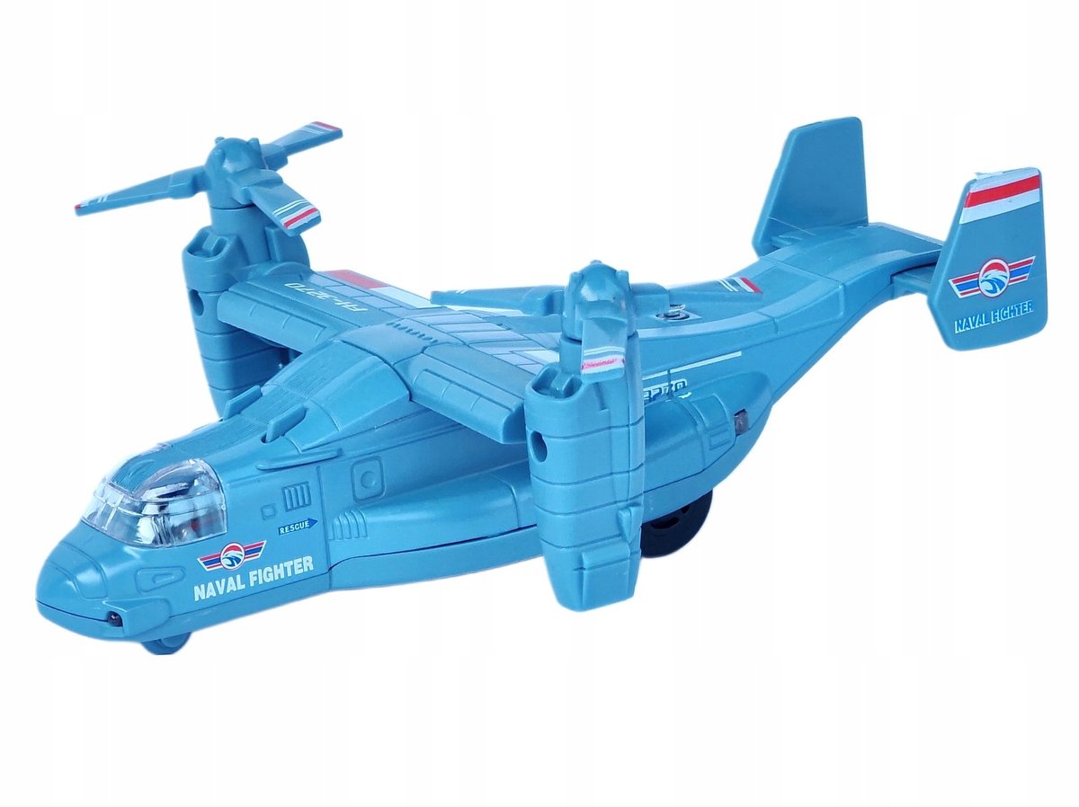 Osprey V-22 Vliegtuig met Geluid & Licht - Blauw