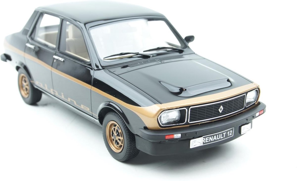 Otto Mobile Renault 12 Alpine 1978 Zwart 1:18 - Nieuw