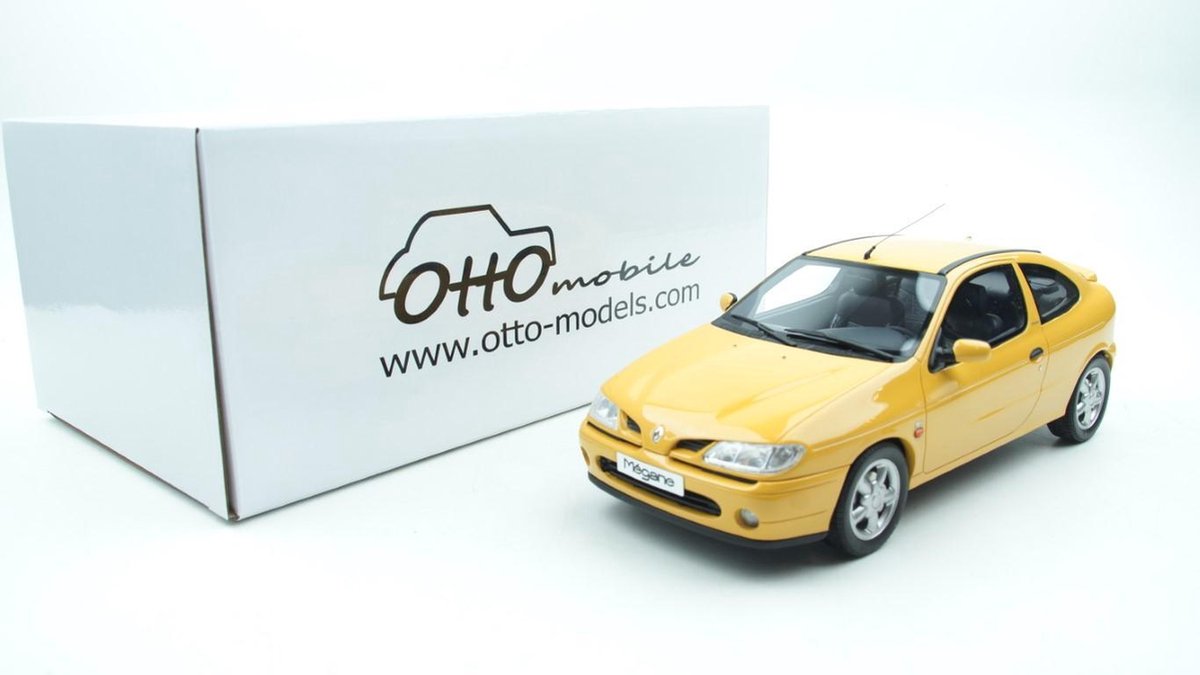 Otto Mobile Renault Megane MK1 2.0 16V 1999 Jaune Tournesol 1:18