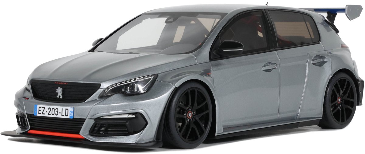 Peugeot 308 RC Byfactory grijs Artense 2020, OT1055 OttoMobile Project Cars 1/18 - Limited 2000 pcs