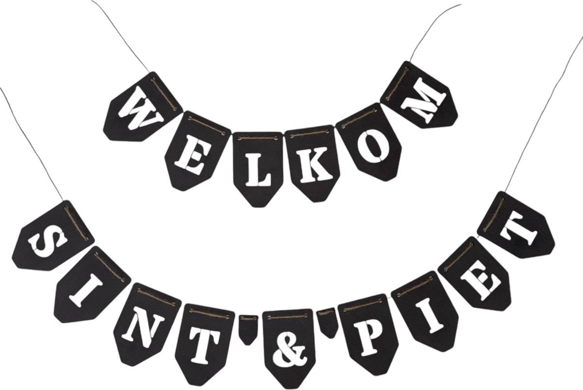 Houten Sinterklaas Slinger.