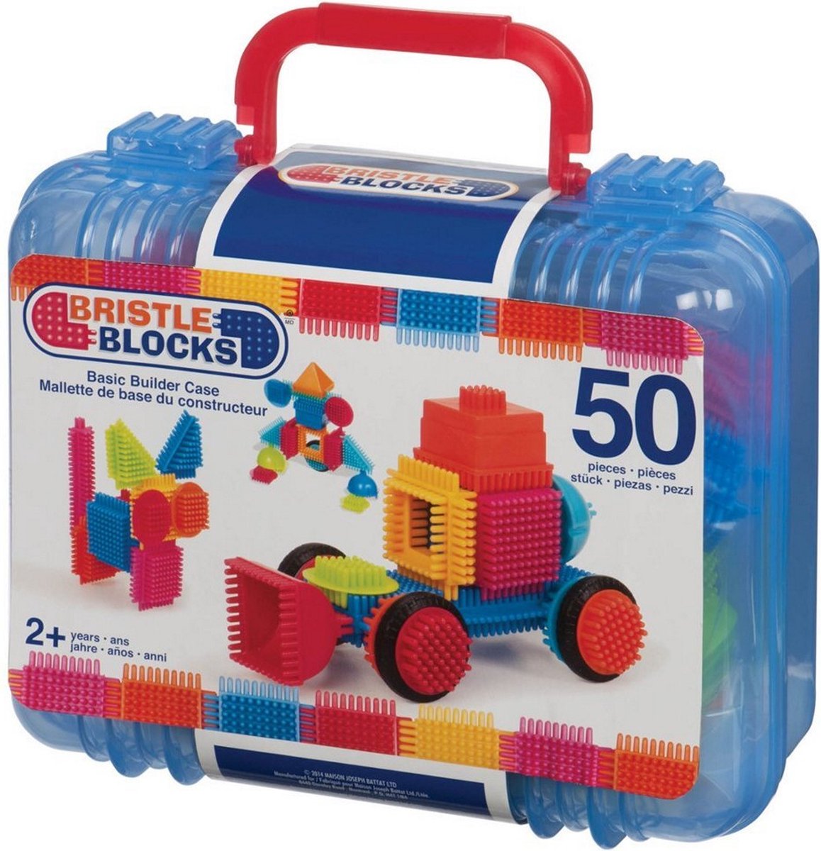 Bristle Blocks Koffer met 50 Stuks