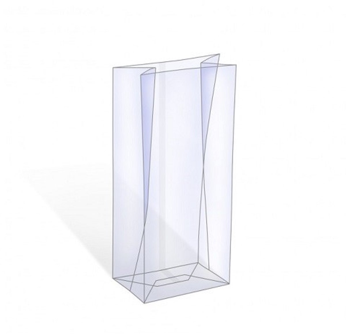 Zak met blokbodem PP 80 + 2 x 20 x 270 mm