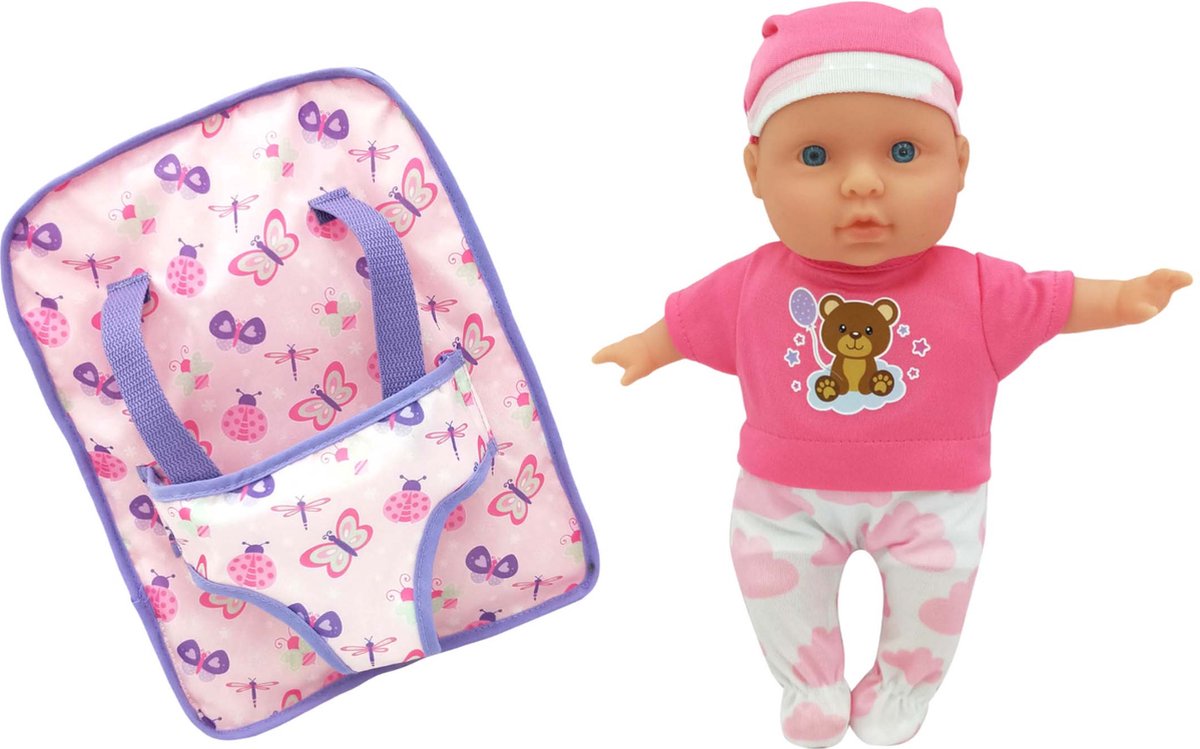 Mother Love Babypop in Draagzak 26 cm