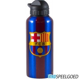 Bidon barcelona blauw/rood aluminium classic: 400 ml