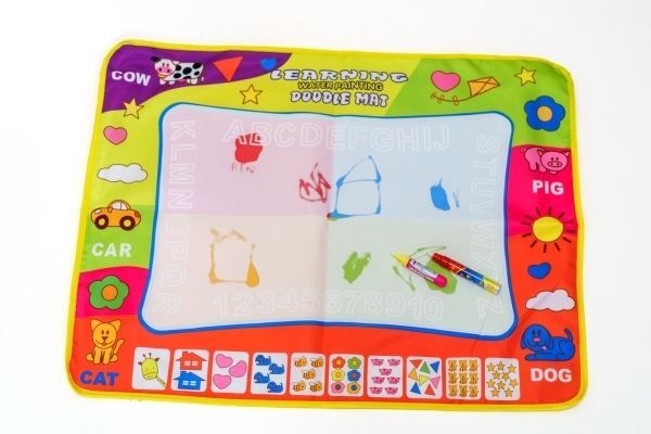 CR Aqua schildermat met 2 stiften, 80x60cm