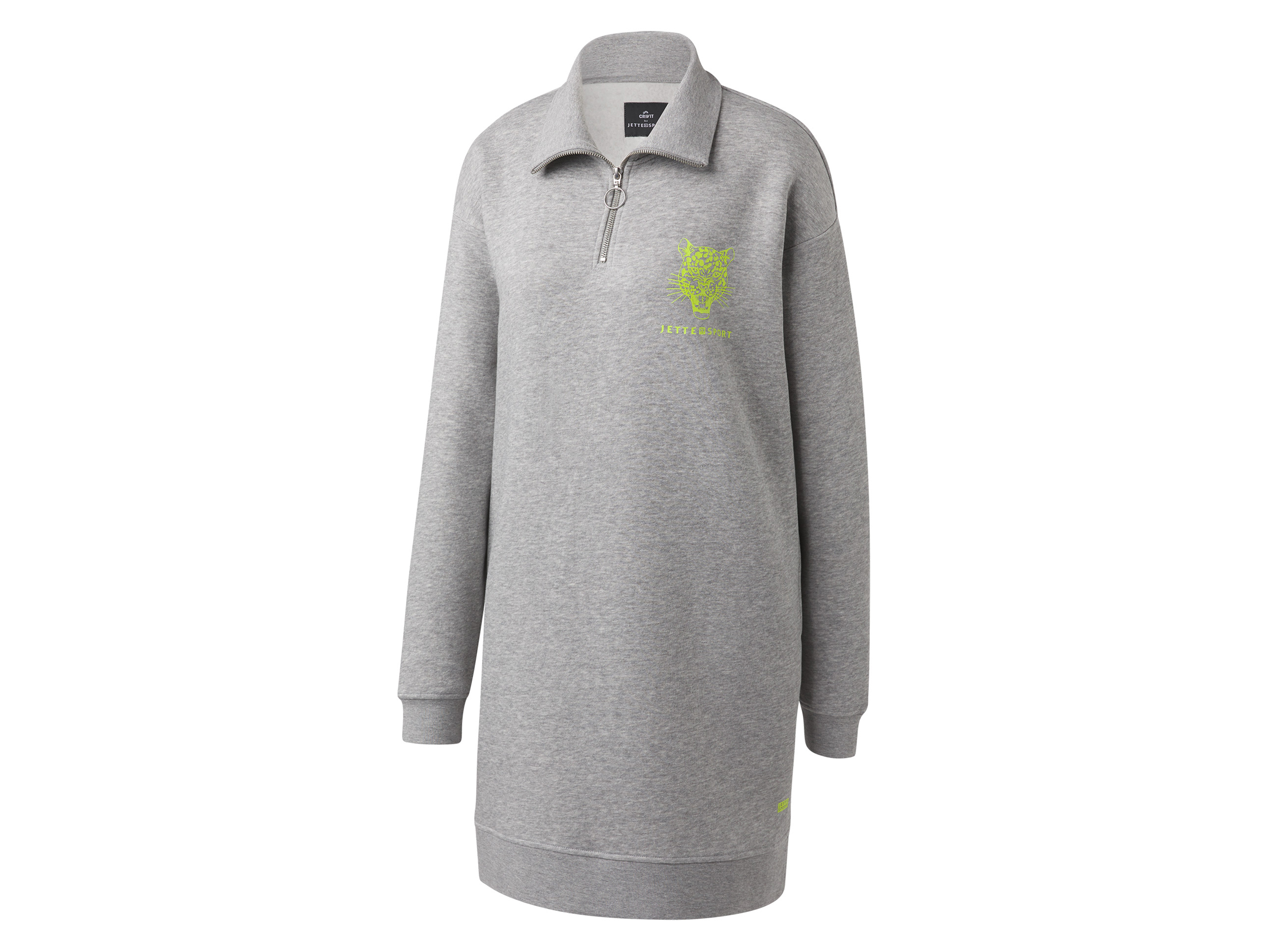 CRIVIT by Jette sport dames sweatjurk (S (36/38), Grijs)