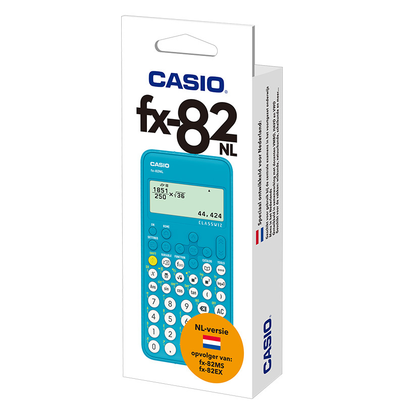 Casio fx-82 NL rekenmachine (opvolger van fx-82MS fx-82EX)
