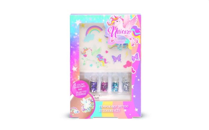 Casuelle Unicorn Glitter Body Tattoo