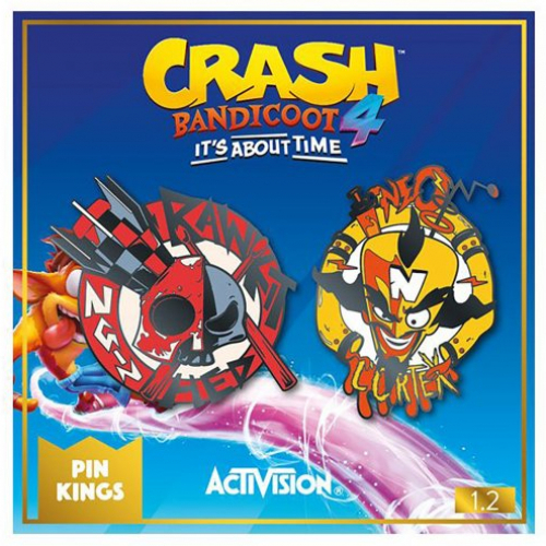 Crash Bandicoot - Pin Kings 1.2 Set of 2 (N.Gin & Neo Cortex)
