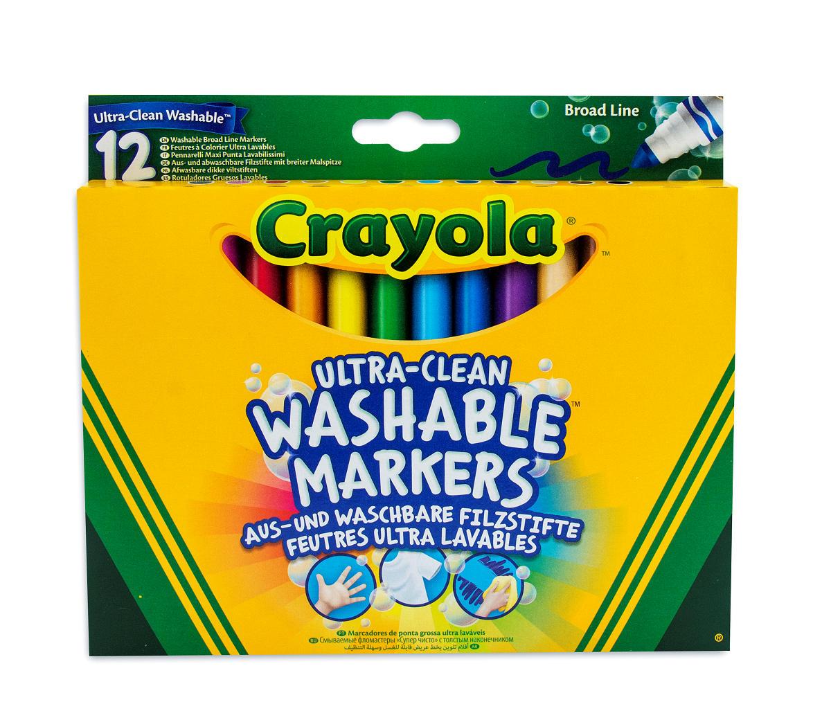Crayola 12 Viltstiften met kegelpunt