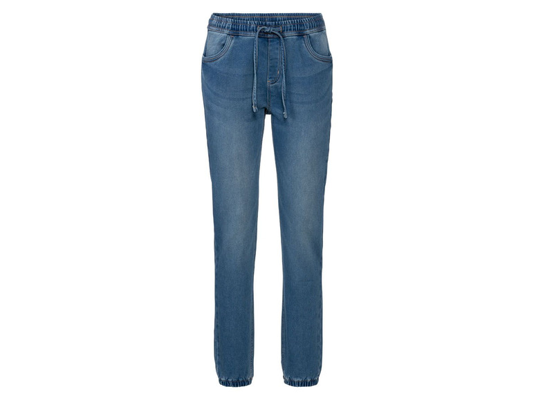 Dames denim jogger (42, Blauw)