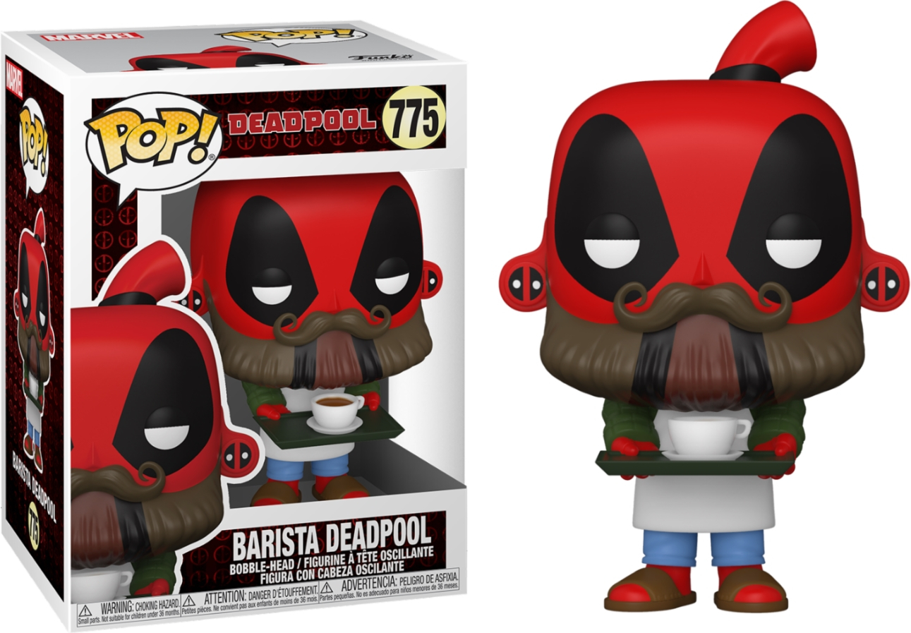 Deadpool Pop Vinyl: Barista Deadpool