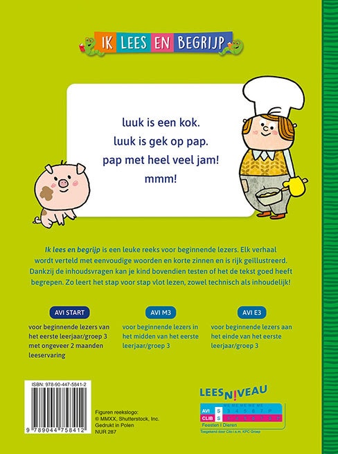 Deltas ik lees en begrijp gek op pap