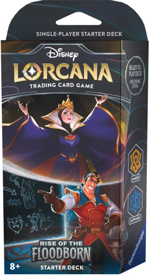 Disney Lorcana - Rise of the Floodborn Starter Deck - The Evil Queen & Gaston