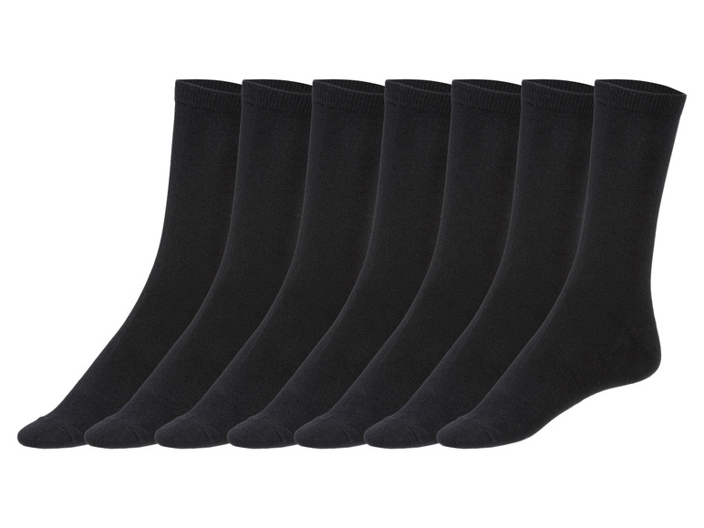 Esmara Loungewear 7 paar dames sokken (35-38, Zwart)