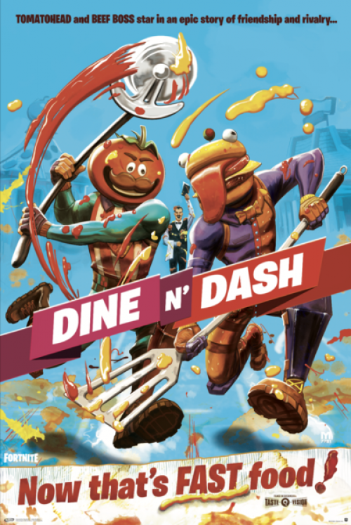 Fortnite Maxi Poster - Dine \n Dash (61cm x 91,5cm)