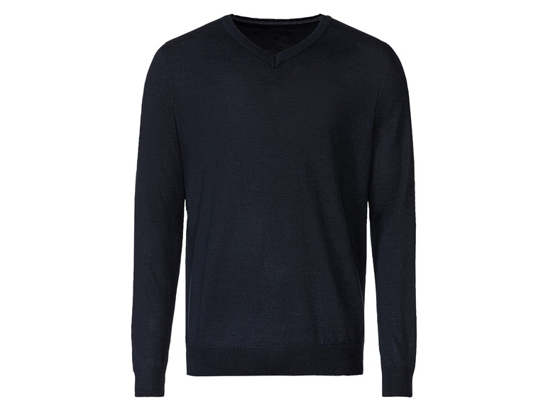 Heren pullover (S (44/46), Marineblauw)