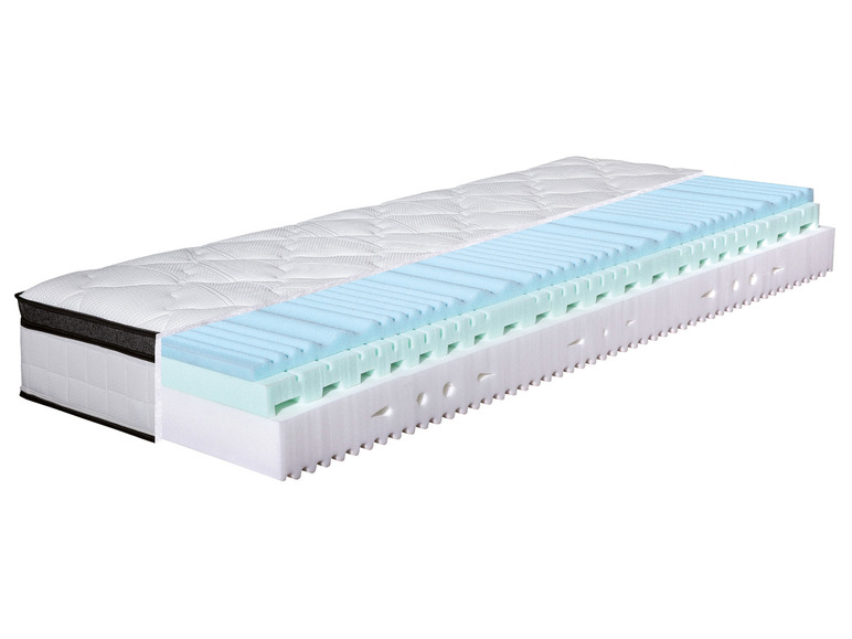 Hn8 Schlafsysteme 7-zones koudschuimmatras met gelschuimt (niet geïdentificeerd, 160 x 200 cm, Stevig)
