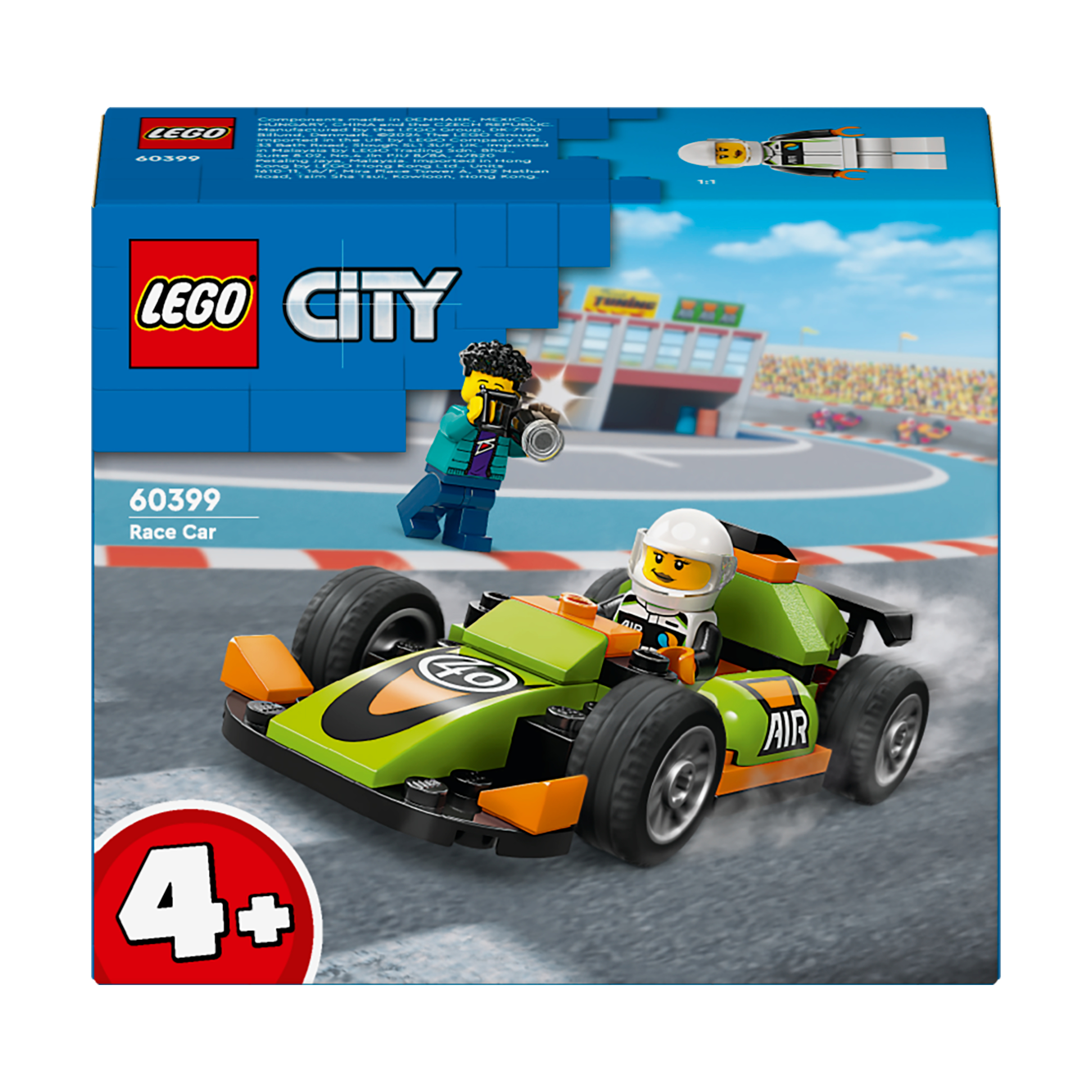 LEGO City 60399 groene racewagen