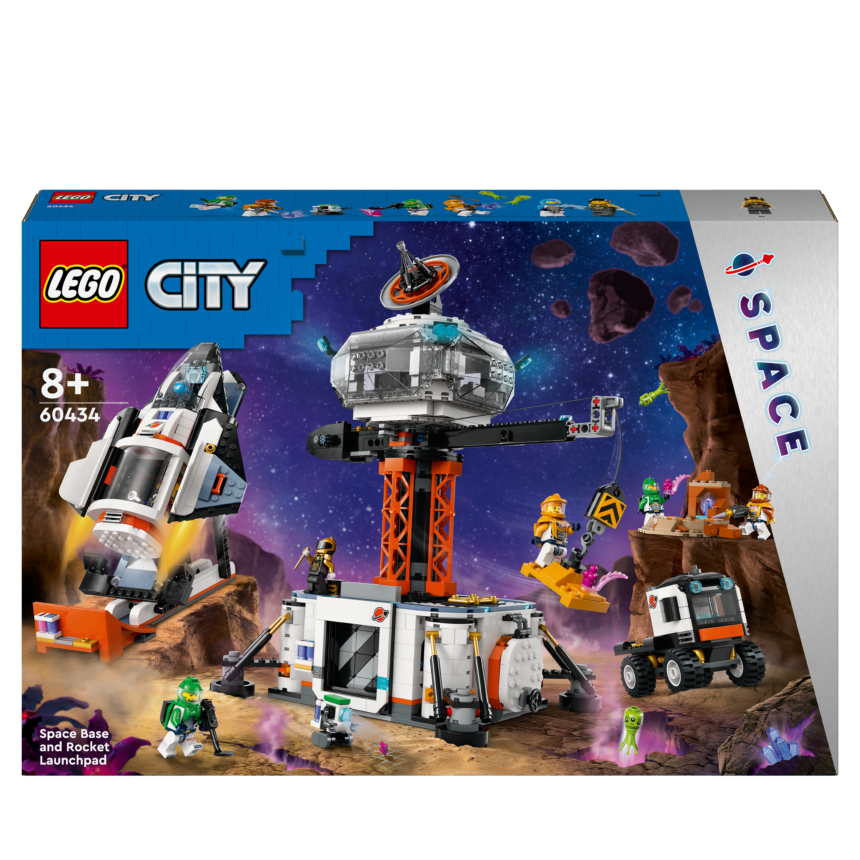 LEGO City 60434 ruimtebasis en raketlanceringsplatform