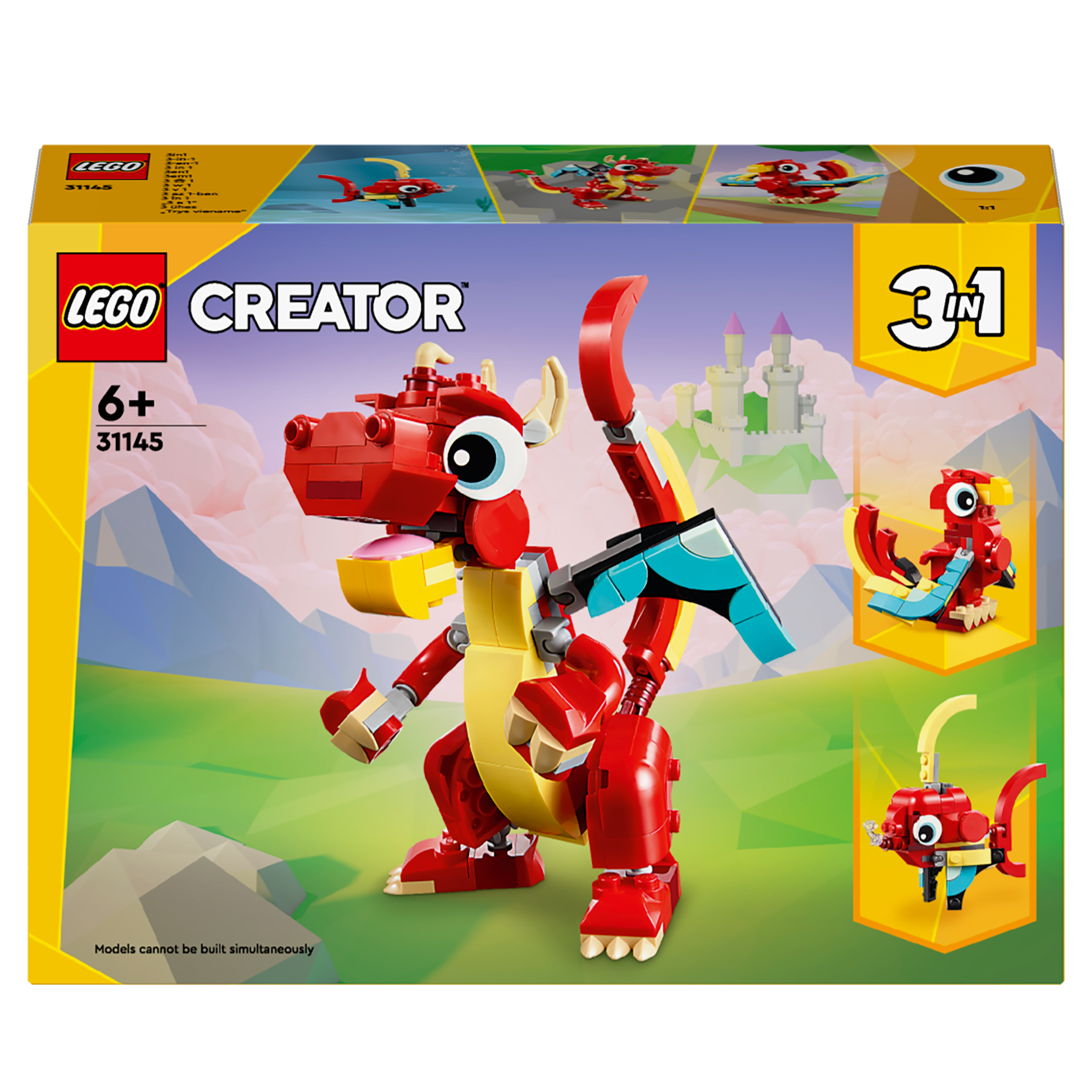 LEGO Creator 31145 Rode draak