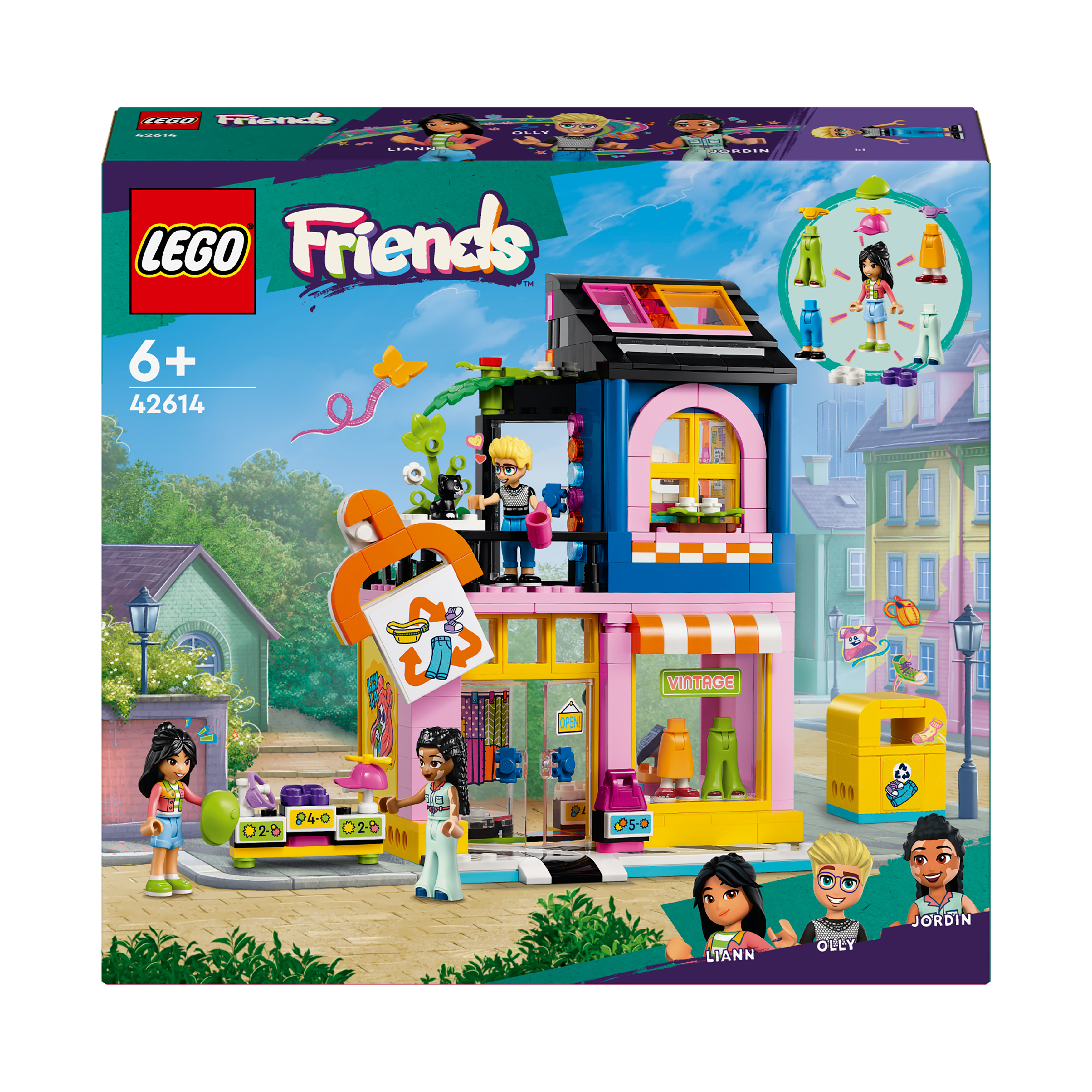 LEGO Friends 42614 vintage kledingwinkel