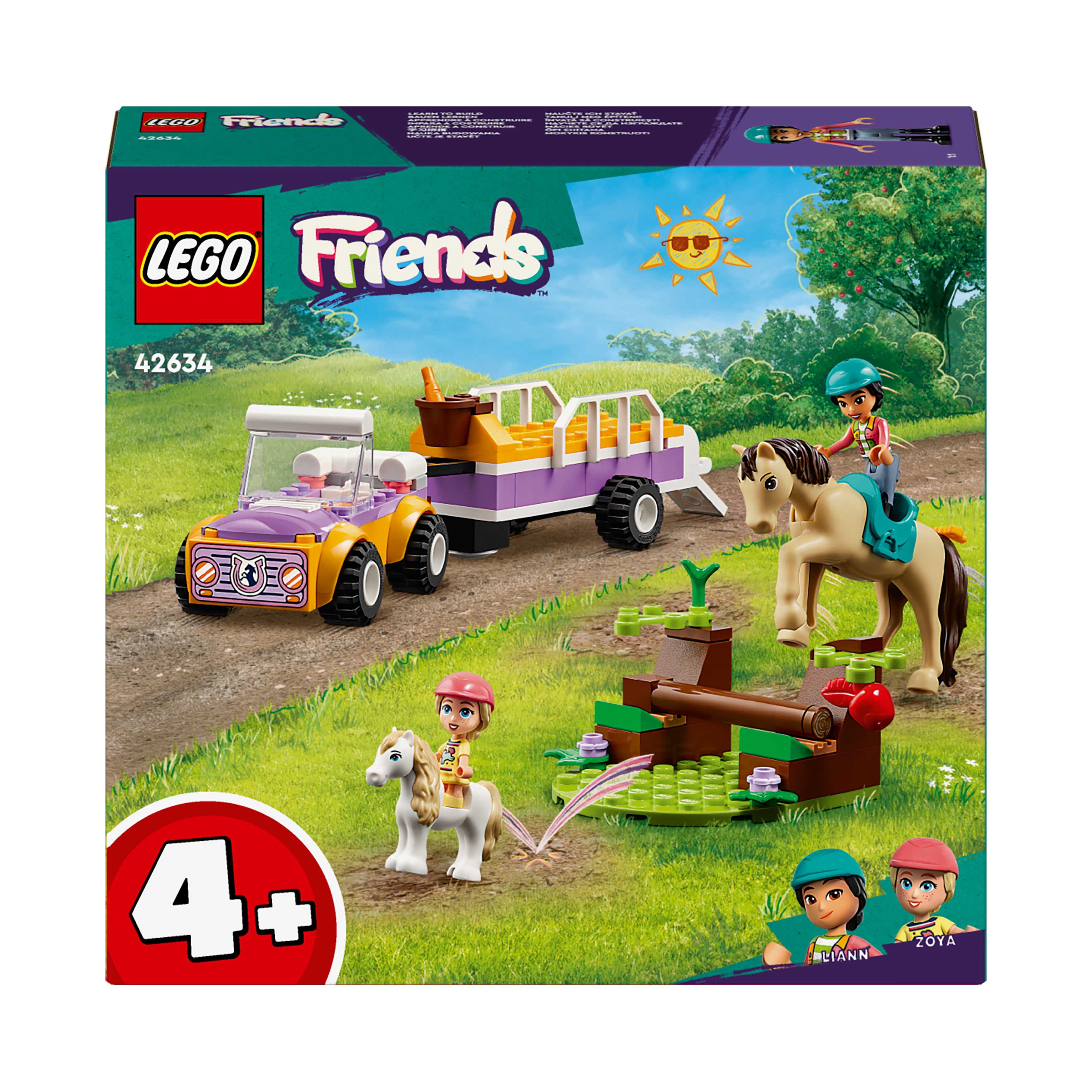 LEGO Friends 42634 Paard en pony aanhangwagen
