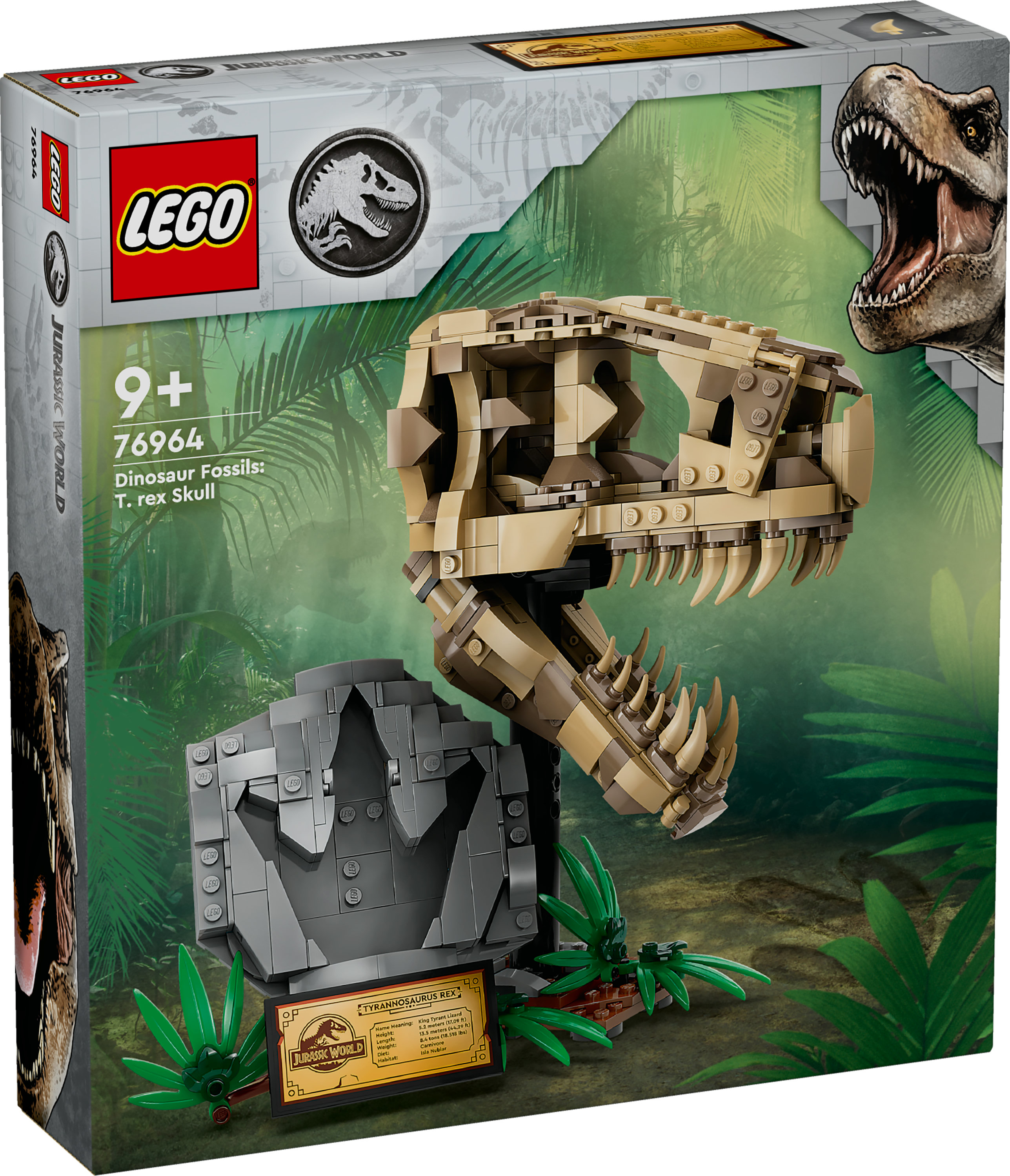LEGO Jurassic World 76964 Dinosaurusfossielen: T. rex schedel Set