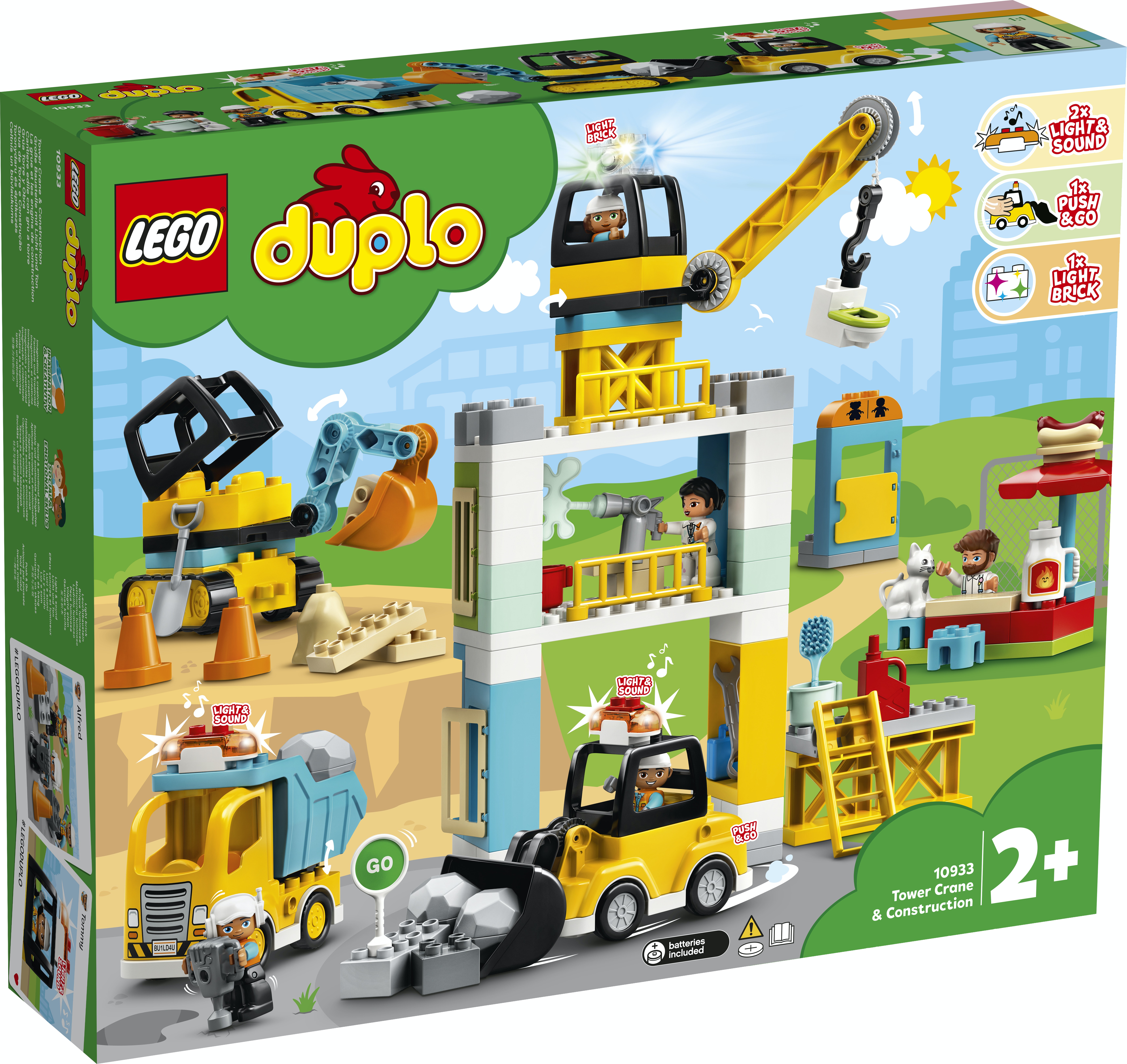 LEGO LEGO DUPLO 10933 Torenkraan & Bouwterrein